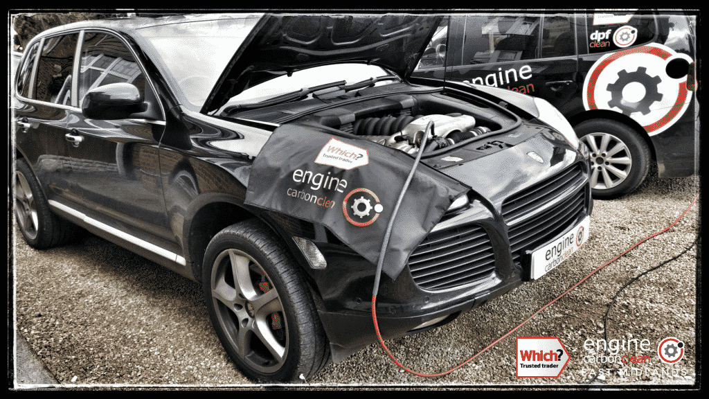 Engine Carbon Clean on a Porsche Cayenne Turbo (2006 - 132,381 miles)