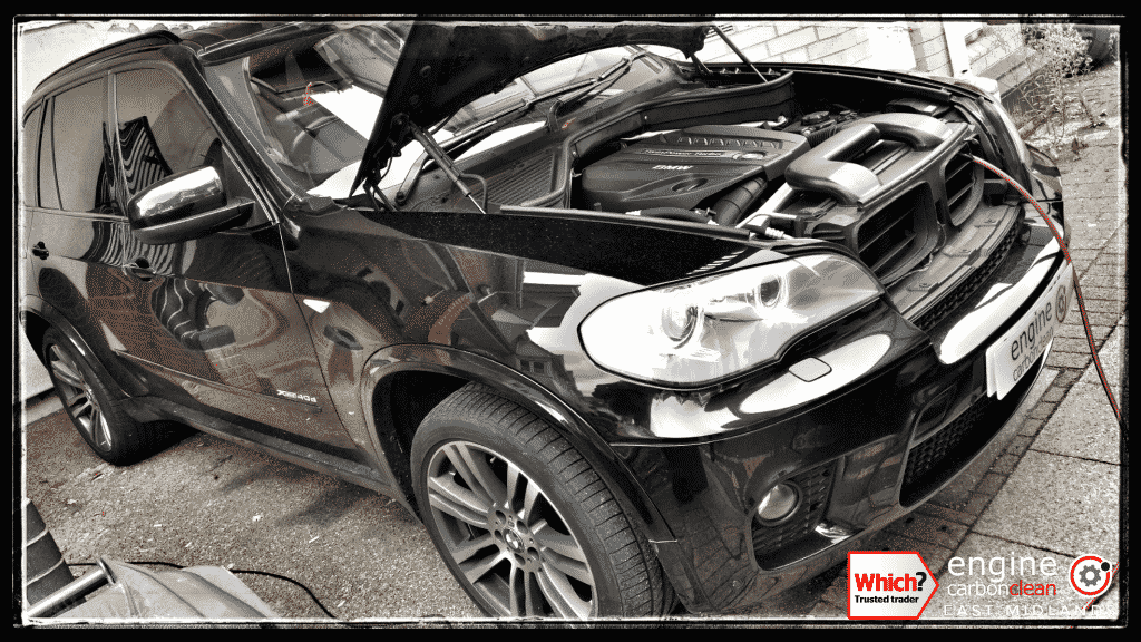 Engine Carbon Clean on a BMW X5 (2011 - 66,227 miles)