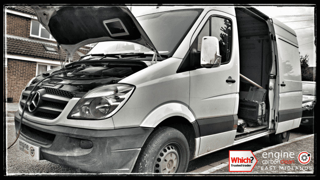 Engine Carbon Clean on a Mercedes Sprinter 311 CDI (2009 - 171,106)