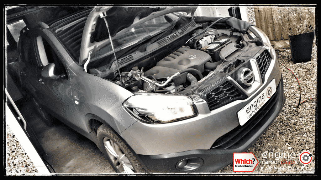 Diagnostic health check and Engine Carbon Clean on a Nissan Qashqai