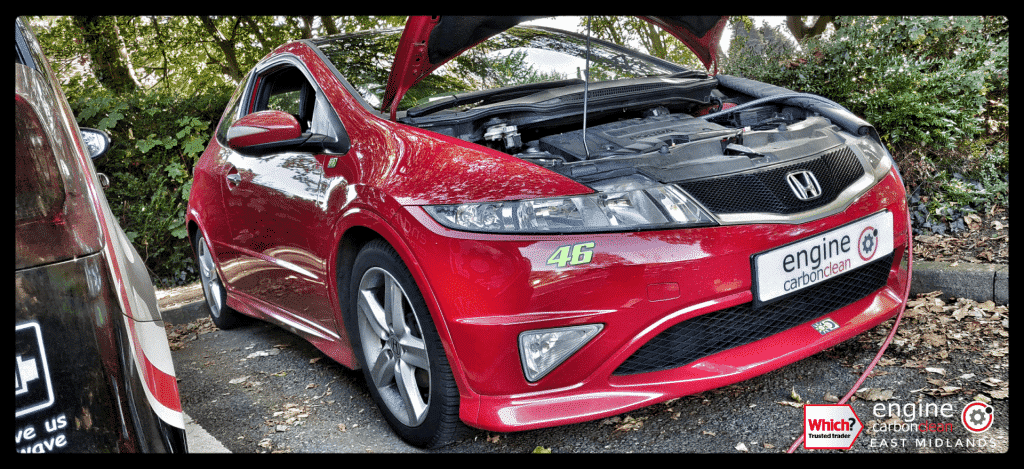Diagnostic Consultation and Engine Carbon Clean on a Honda Civic 2.2 Type S (2010 - 113,228 miles)
