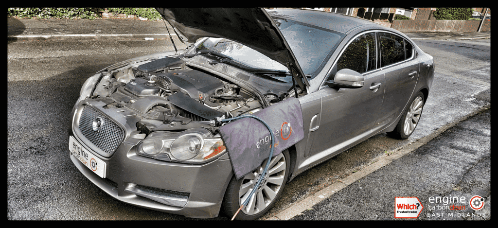 Diagnostic Consultation and Engine Carbon Clean on a Jaguar XF 2.7 Diesel (2009 - 142,460 miles)