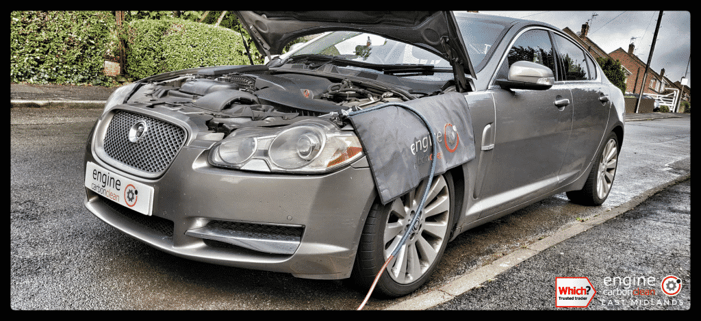 Diagnostic Consultation and Engine Carbon Clean on a Jaguar XF 2.7 Diesel (2009 - 142,460 miles)