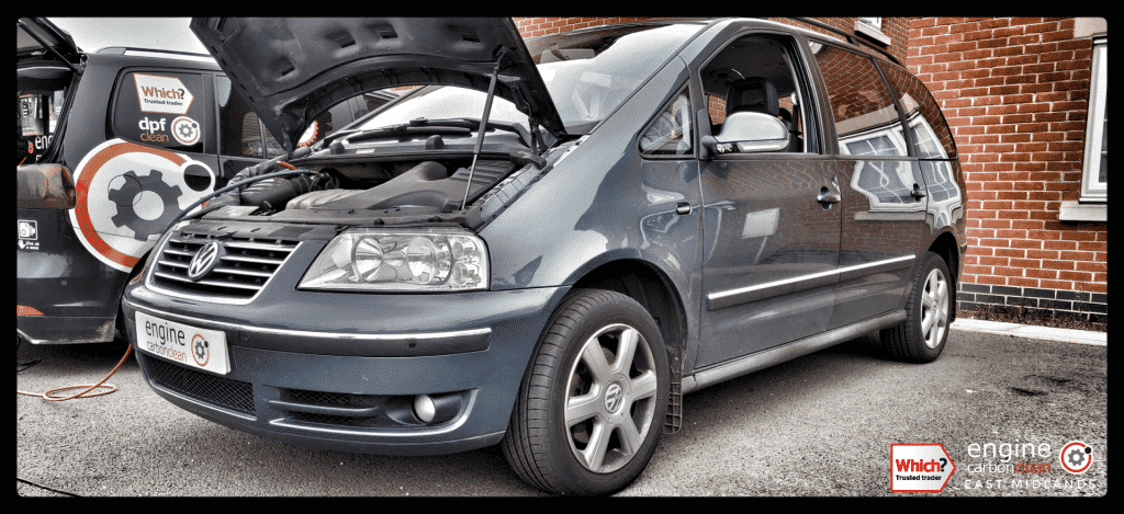 Diagnostic Consultation and Engine Carbon Clean on a VW Sharan 1.9 TDI (2005 - 118,237 miles)