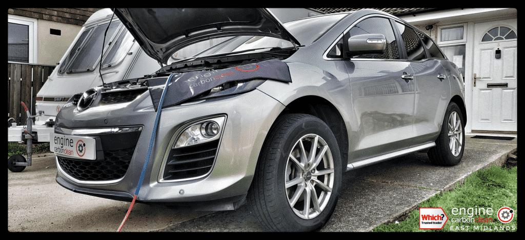 Diagnostic consultation and Engine Carbon Clean on a Mazda CX7 2.2 diesel (2010 - 72,782 miles)