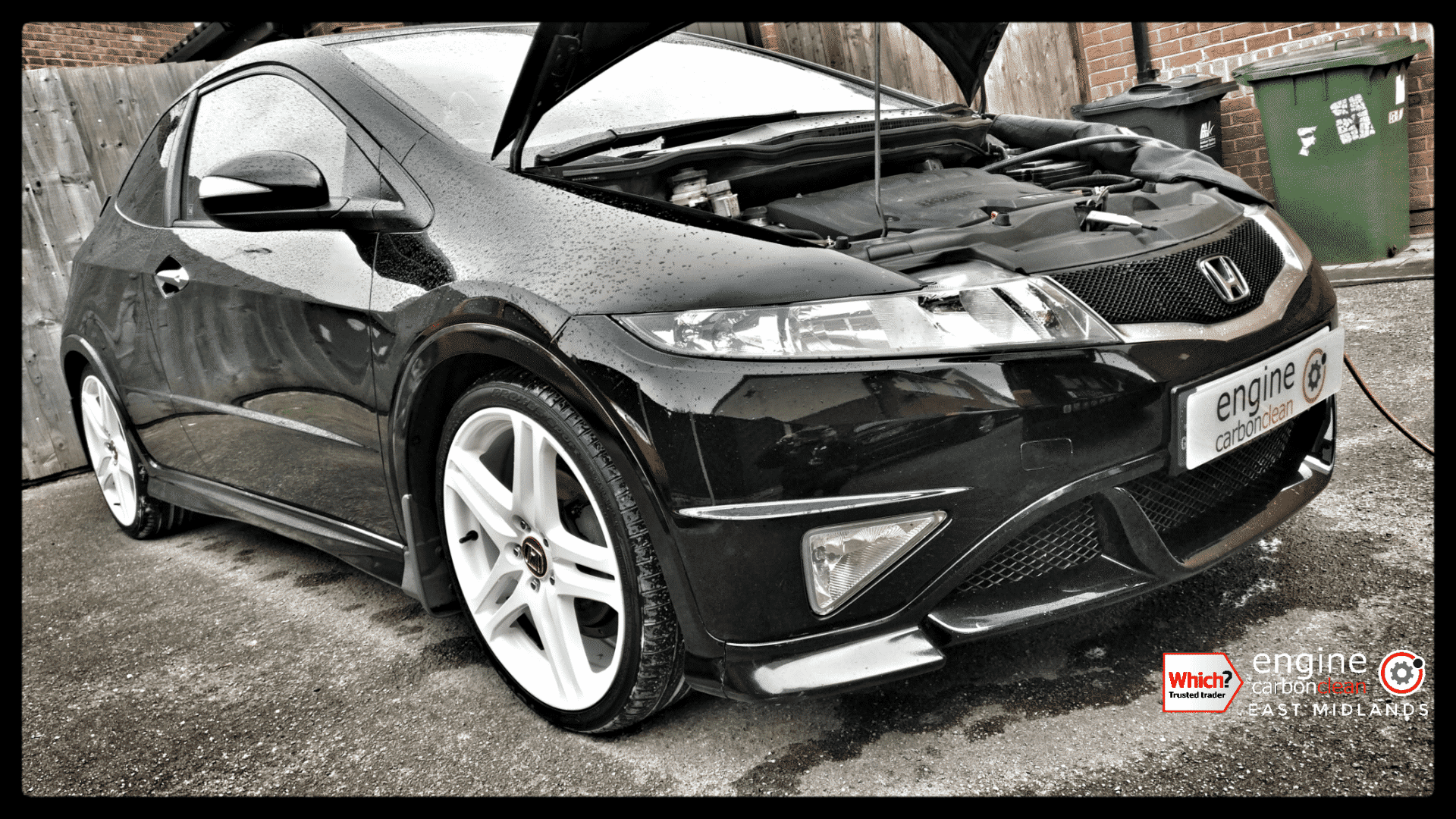 Diagnostic Consultation and Engine Carbon Clean on a Honda Civic Type S 2.2 GT-T Diesel (2012 - 82,605 miles)