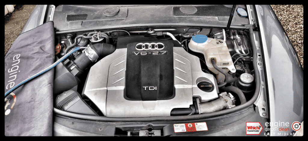 Diagnostic consultation and Engine Carbon Clean on an Audi A6 2.7 TDI (2006 - 116,100 miles)
