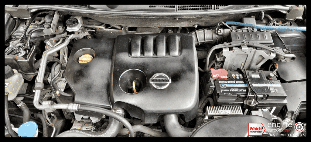 Diagnostic consultation and Engine Carbon Clean on a Nissan Qashqai+2 1.5 dci (2009 - 174,870 miles)