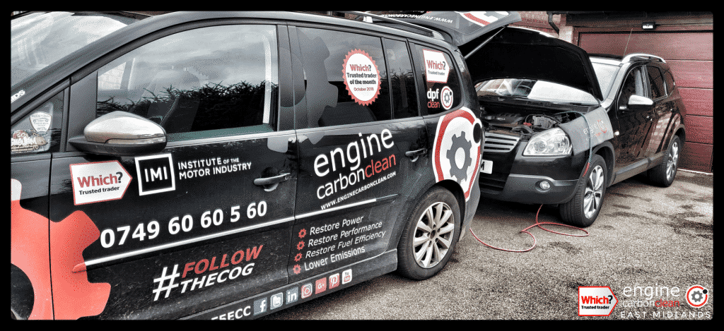 Diagnostic consultation and Engine Carbon Clean on a Nissan Qashqai+2 1.5 dci (2009 - 174,870 miles)