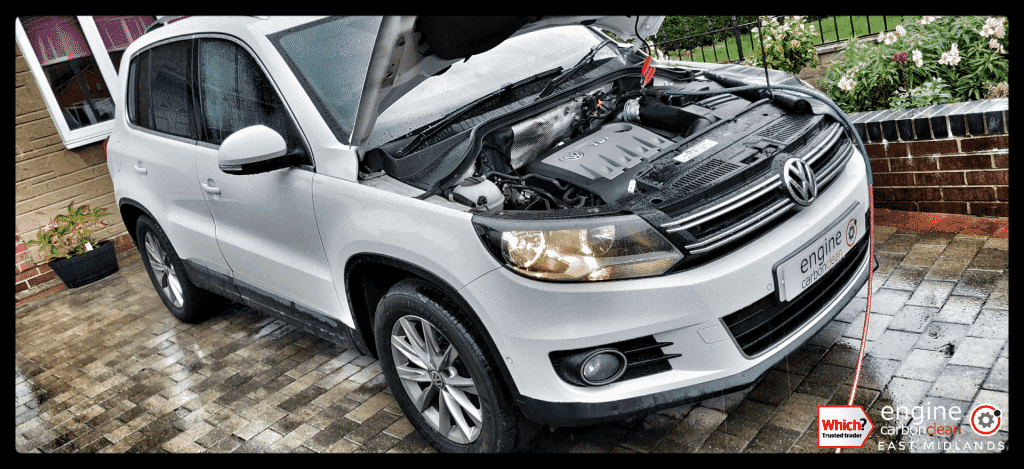 Diagnostic Consultation and Engine Carbon Clean on a VW Tiguan 2.0 TDI (2013 - 69,206 miles)