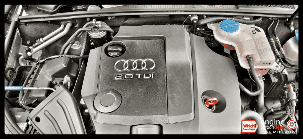 Diagnostic Consultation and Engine Carbon Clean on an Audi A4 2.0 TDI (2007 - 73,396 miles)