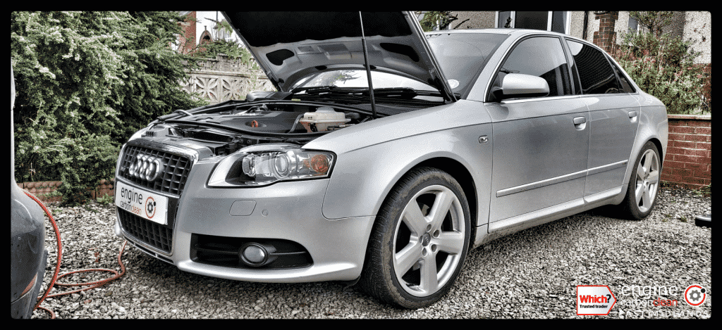 Diagnostic Consultation and Engine Carbon Clean on an Audi A4 2.0 TDI (2007 - 73,396 miles)
