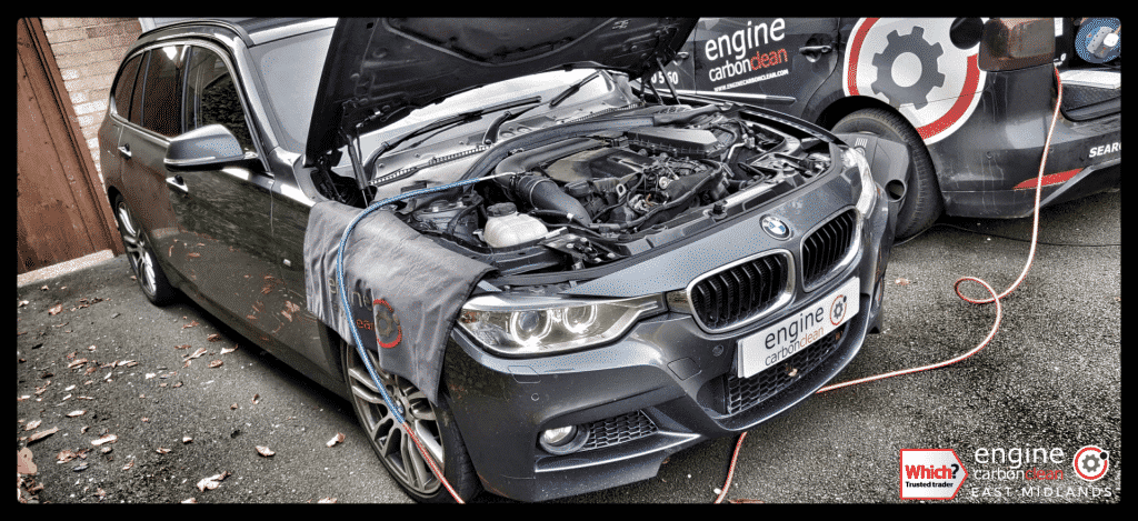 Diagnostic Consultation and Engine Carbon Clean on a BMW 330d (2014 - 81,911 miles)