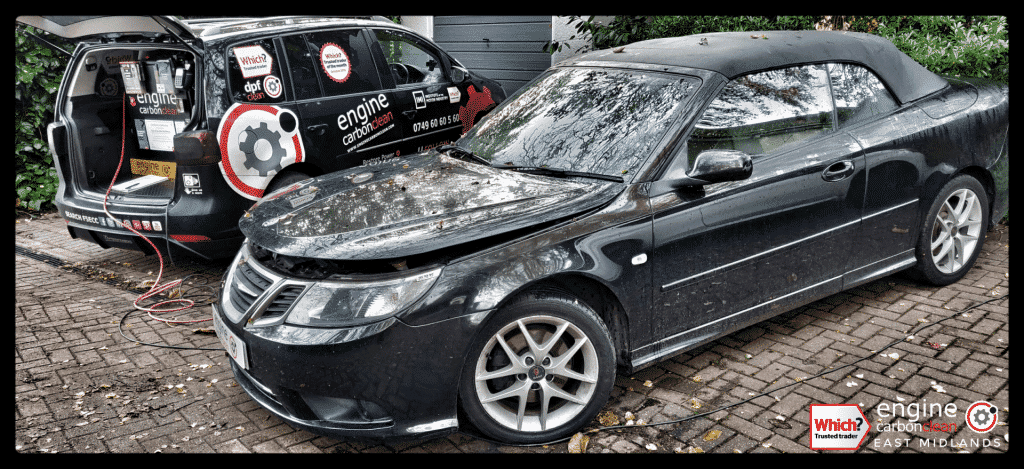MOT Emissions Fail - diagnostic and Engine Carbon Clean - Saab 93 1.9 TDi (2009 - 128,628 miles)