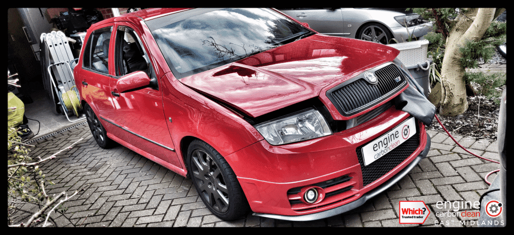 Diagnostic Consultation and Engine Carbon Clean on a Skoda Fabia VRS 1.9 TDI (2006 - 104,890 miles)