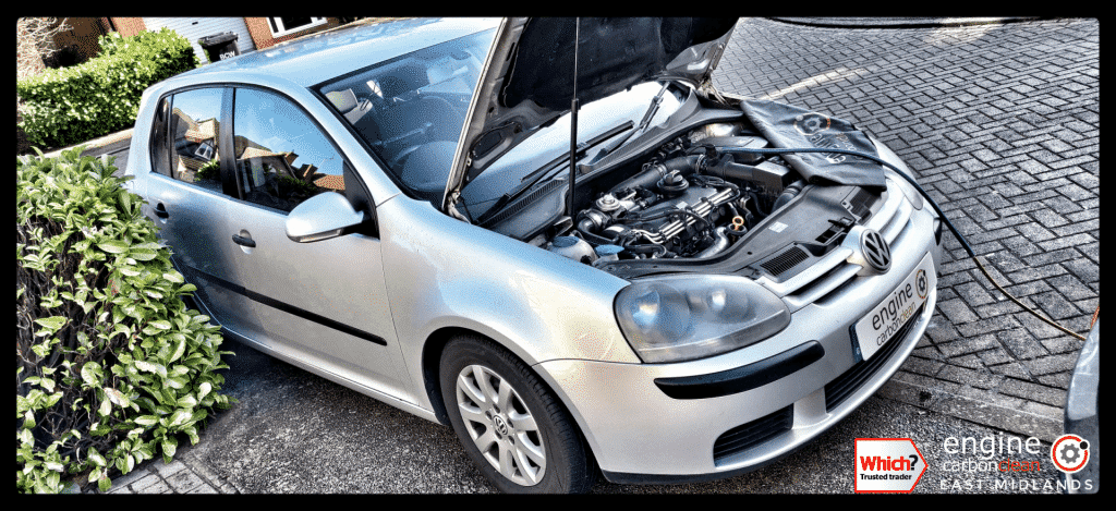 Diagnostic Consultation and Engine Carbon Clean on a VW Golf 1.9 TDI (2004 - 133,543 miles)
