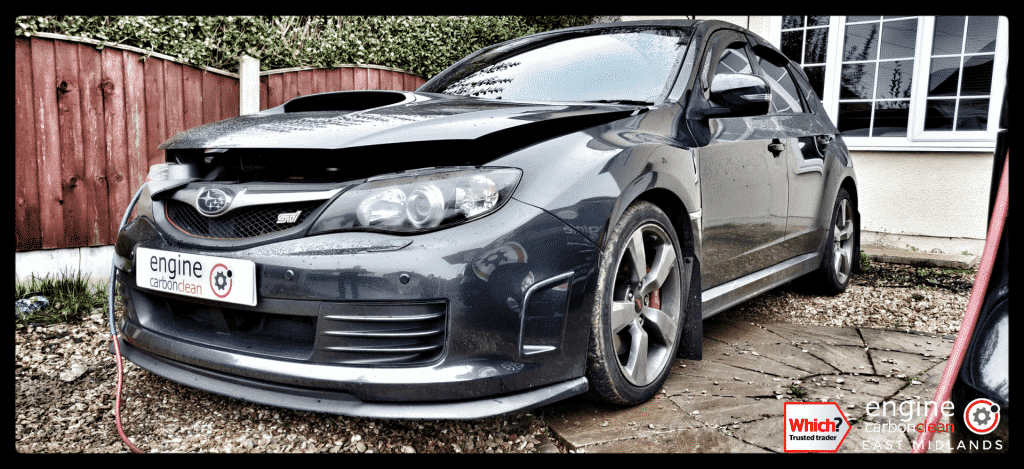 Diagnostic Consultation and Engine Carbon Clean on a Subaru WRX STI 330s (2009 - 45,709 miles)