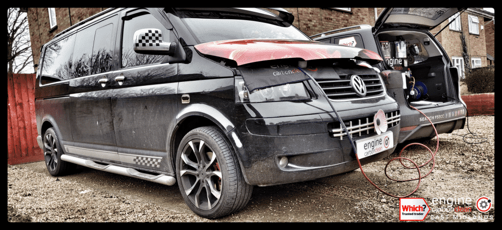 Diagnostic Consultation and Engine Carbon Clean on a VW Transporter 2.5 TDI (2005 - 269,542 miles)
