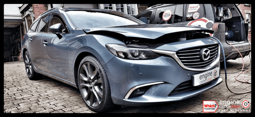 Diagnostic Consultation and Engine Carbon Clean on a Mazda 6 2.2 diesel (2016 - 77,057 miles)