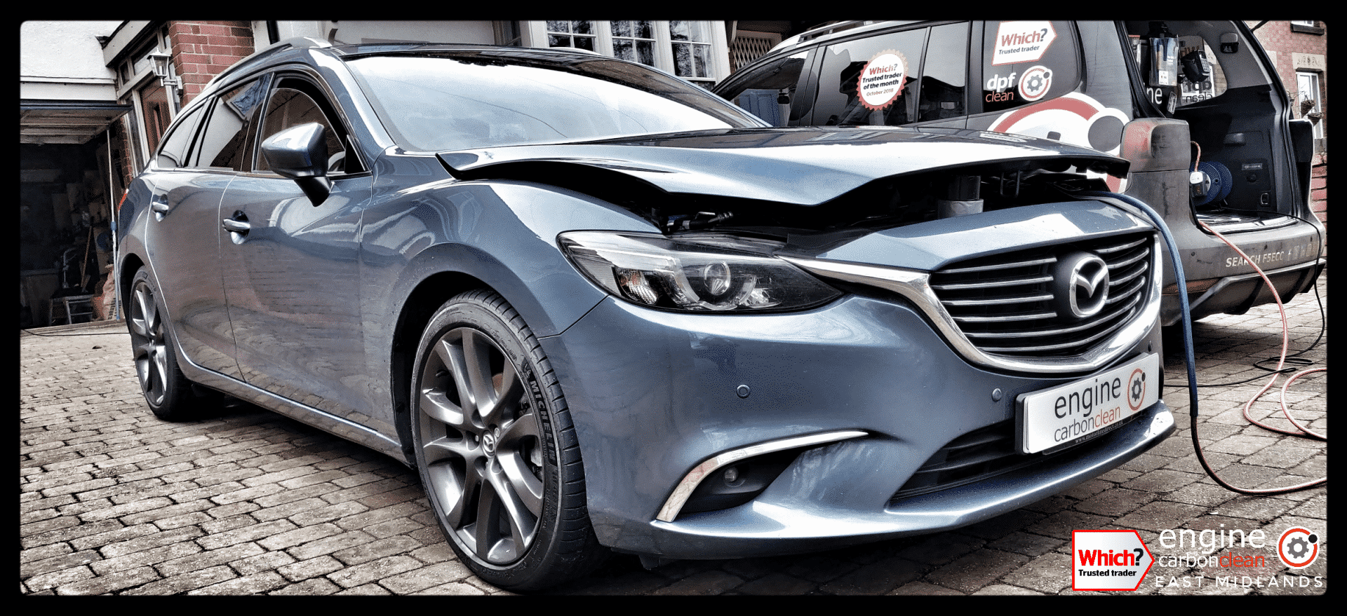 Diagnostic Consultation and Engine Carbon Clean on a Mazda 6 2.2 diesel (2016 - 77,057 miles)