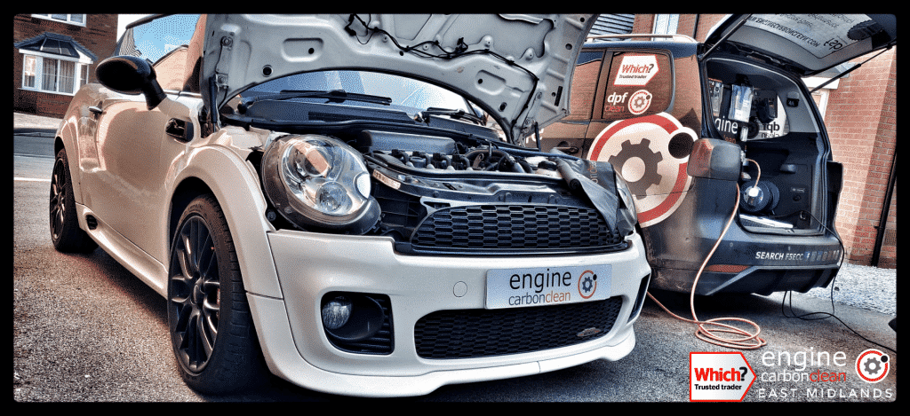 Diagnostic Consultation and Engine Carbon Clean on a JCW Mini 1.6 (2008 - 88,548 miles)