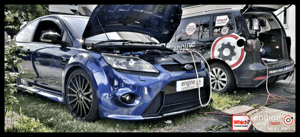 Diagnostic Consultation and Engine Carbon Clean on a Ford Focus RS (2009 - 33,038 miles)