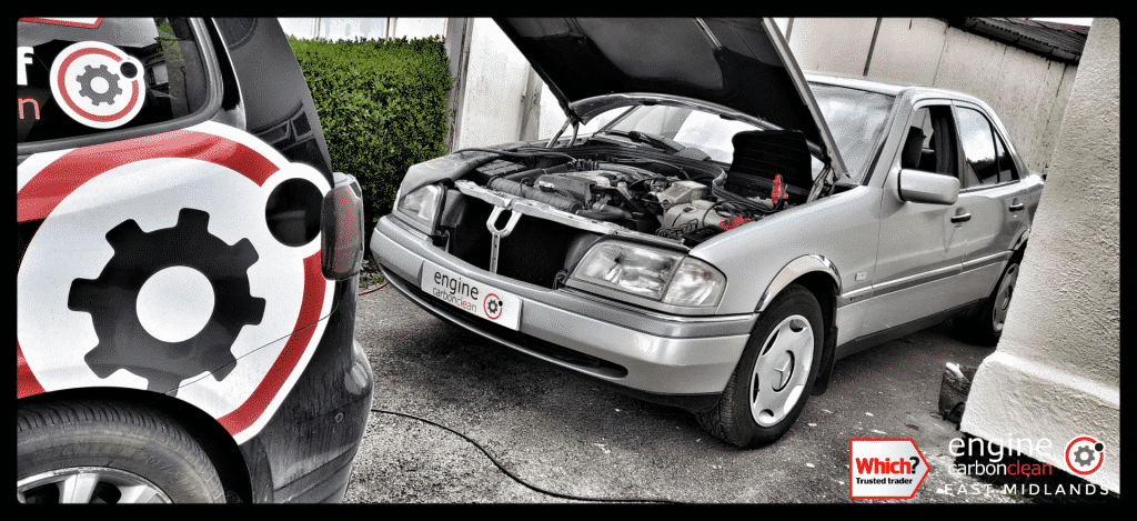 Diagnostic Consultation and Engine Carbon Clean on a Mercedes C180 (1996 - 55,360 miles)