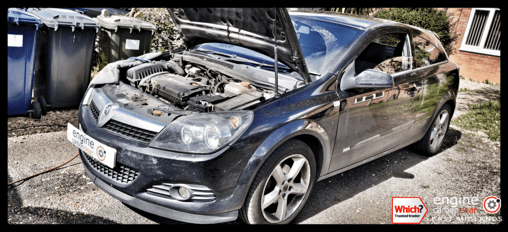 Diagnostic Consultation and Engine Carbon Clean on a Vauxhall Astra 1.8 petrol (2009 - 99,800 miles)