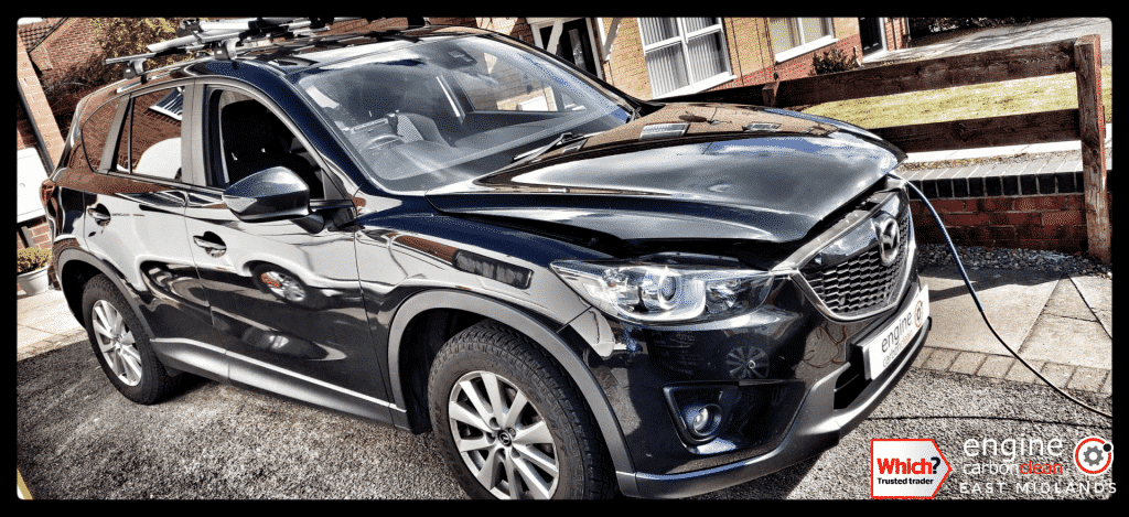 Diagnostic Consultation and Engine Carbon Clean on a Mazda CX-5 2.2 diesel (2013 - 74,630 miles)