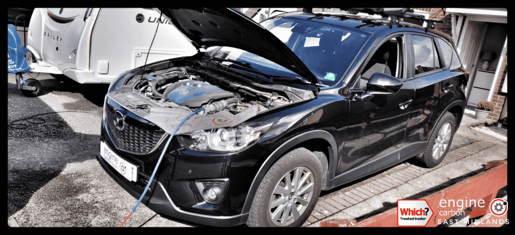 Diagnostic Consultation and Engine Carbon Clean on a Mazda CX-5 2.2 diesel (2013 - 74,630 miles)