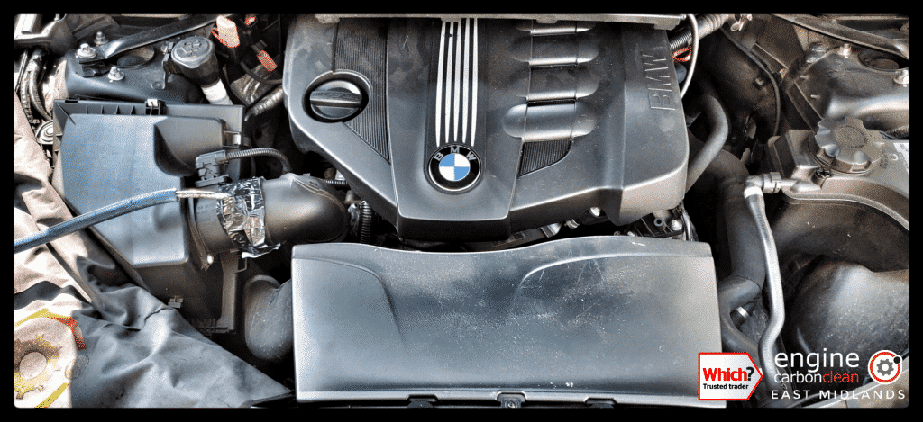 Diagnostic Consultation and Engine Carbon Clean on a BMW 318d (2011 - 108,801 miles)