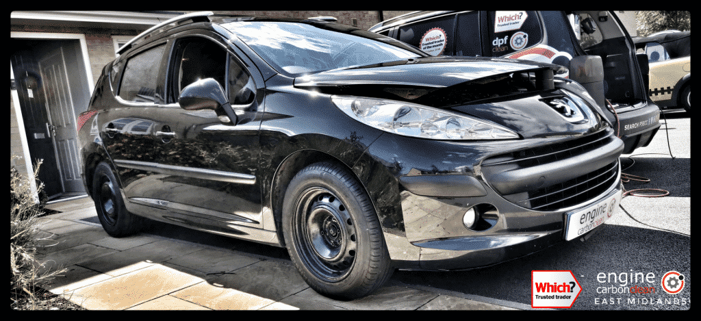 Diagnostic and clean for a recently purchased Peugeot 207 SW 1.6 HDi (2009 - 137,507 miles)