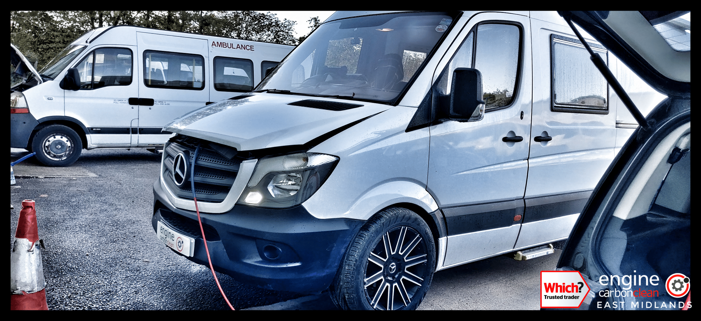 Mercedes Sprinter (2015 - 101,202 miles) with missing DPF - Diagnostic and Engine Carbon Clean