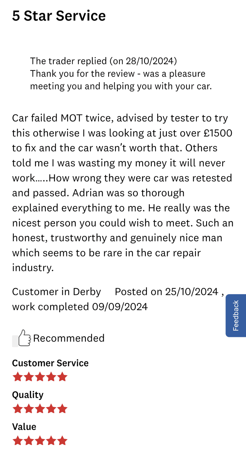 MOT Emissions Passed MOT Emissions Passed